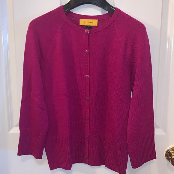 St. John Sweaters Nwt St John Cardigan Poshmark